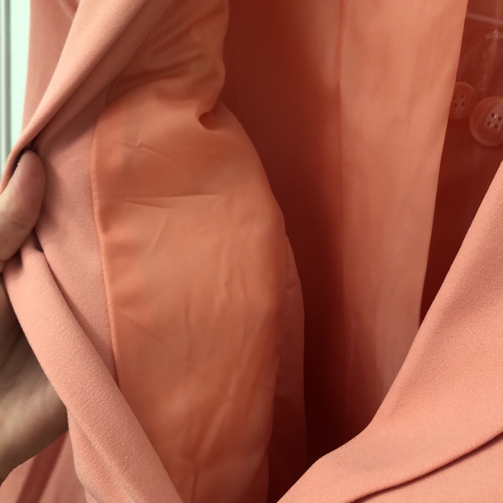 SOLD - Chadwicks // salmon colored blazer - Picture 9 of 10